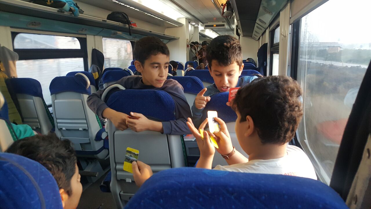 دانش‌آموزان مازندران با قطار به اردو می‌روند