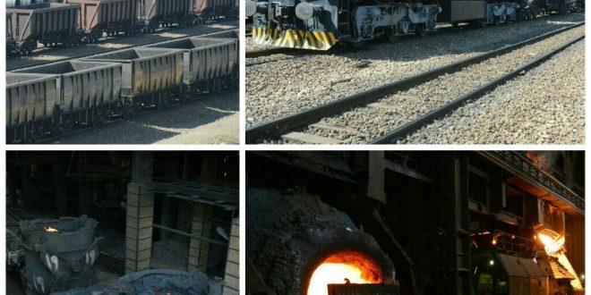 آغاز حمل محصولات ذوب آهن اصفهان برای نخستین بار ازطریق ریل