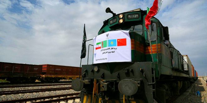 ارسال بار از چین به تهران از طریق خط آهن آغاز شد