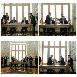 امضای تفاهم همکاری های سیاسی و حمل و نقل ریلی بین تهران و مادرید  