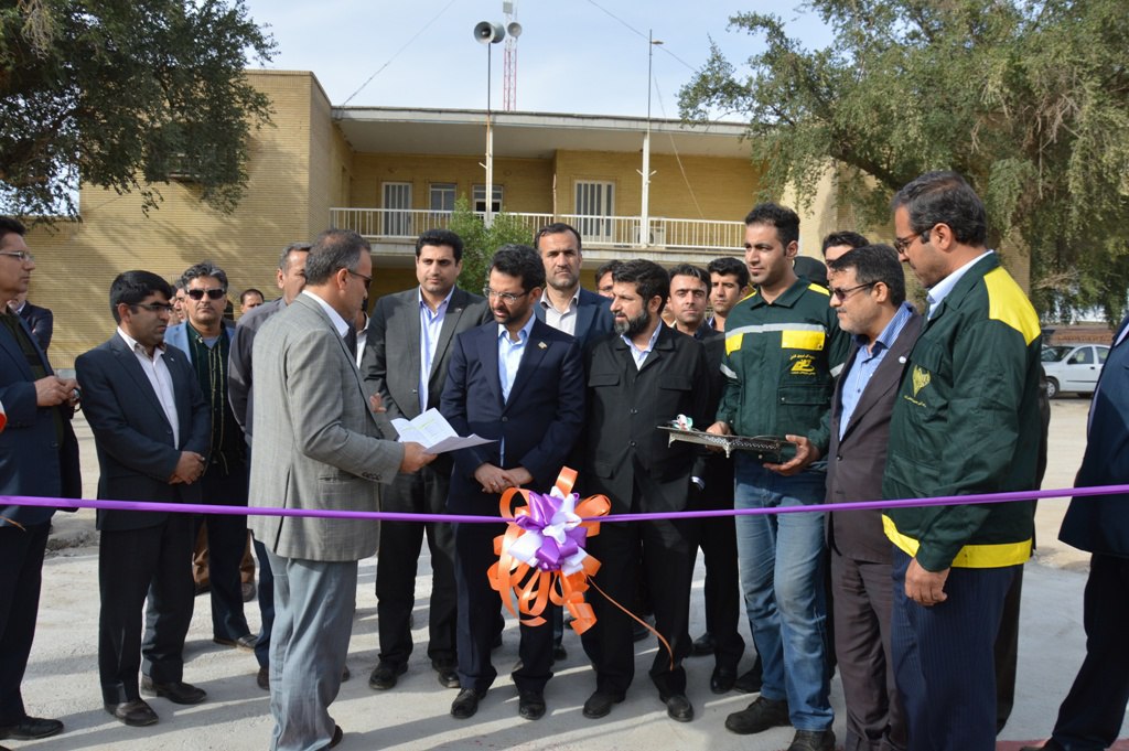 افتتاح سینی دوار ایستگاه اندیمشک بدست وزیرارتباطات
