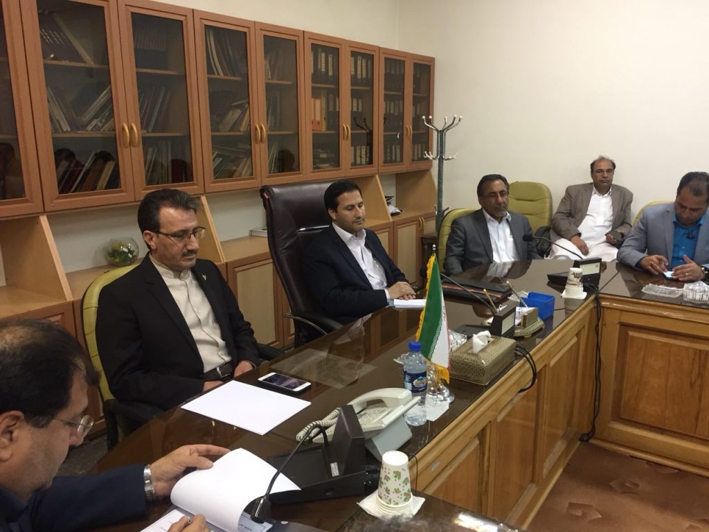 مهندس رسولی عضو هیئت مدیره راه آهن در جلسه استانداری سیستان و بلوچستان و با حضور مدیران چند ناحیه
