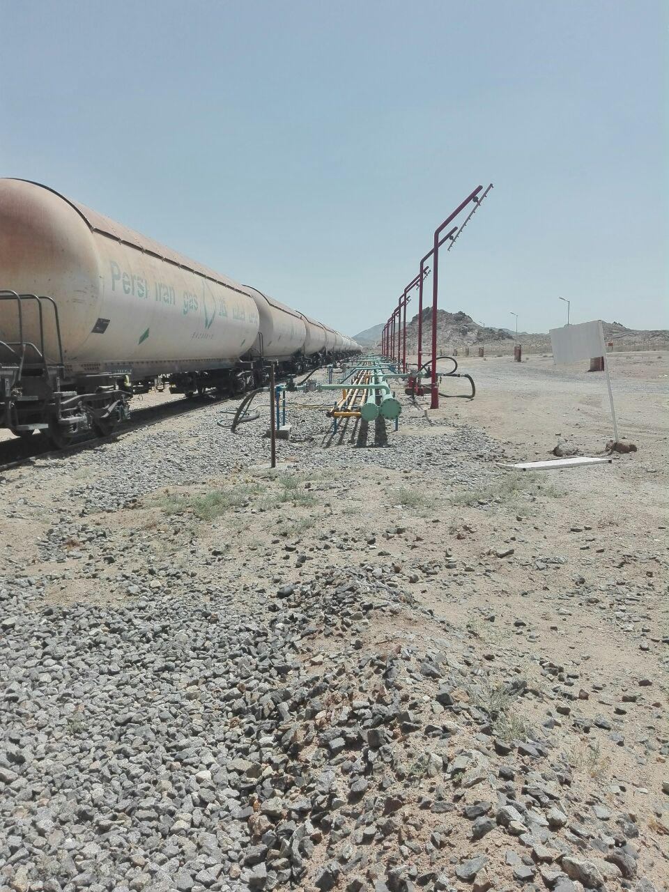 جایگزینی کامل حمل گاز مایع از حمل جاده‌ای به حمل ریلی در استان سیستان و بلوچستان