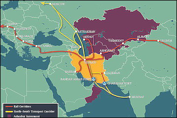 معرفی کریدور‌های بین‌المللی عبوری از ایران: کریدور شمال- جنوب؛ نقش‌آفرینی ایران در ترانزیت منطقه و جهان