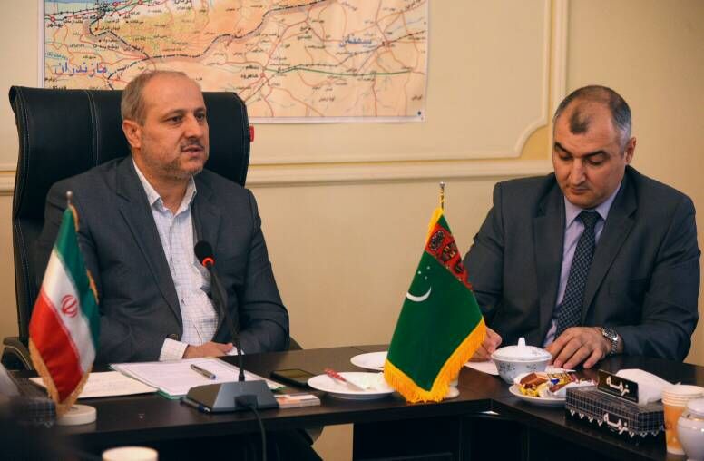 نشست دکتر هاشمی، استاندار گلستان با سفیر ترکمنستان در جمهوری اسلامی ایران