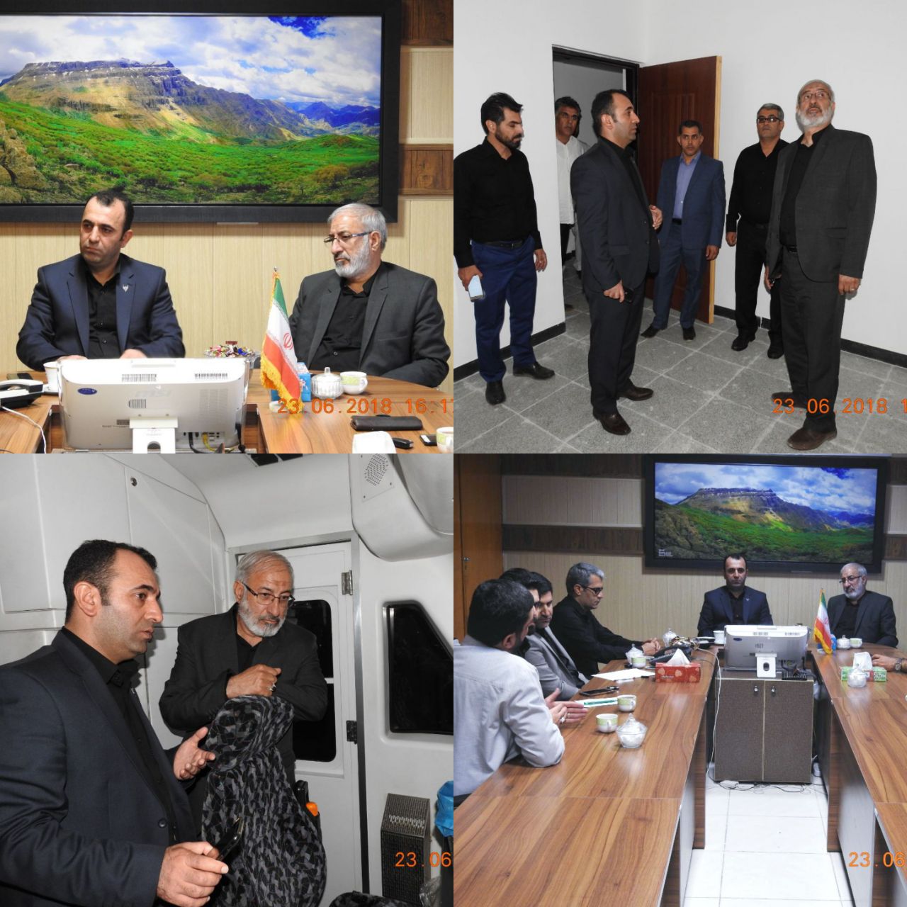 عضو کمیسیون عمران مجلس و نماینده محترم مردم خرم آباد و چگنی از راه آهن لرستان بازدید کردند.