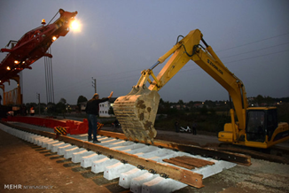 فعالیت مجدد پروژه احداث خط آهن میانه-اردبیل