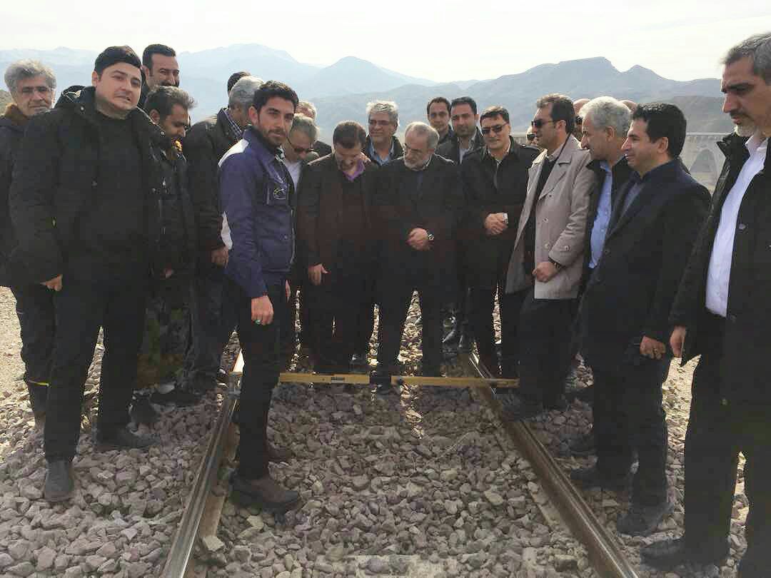 بازدید قائم مقام راه آهن ج.ا.ا از محور راه آهن قزوین – رشت