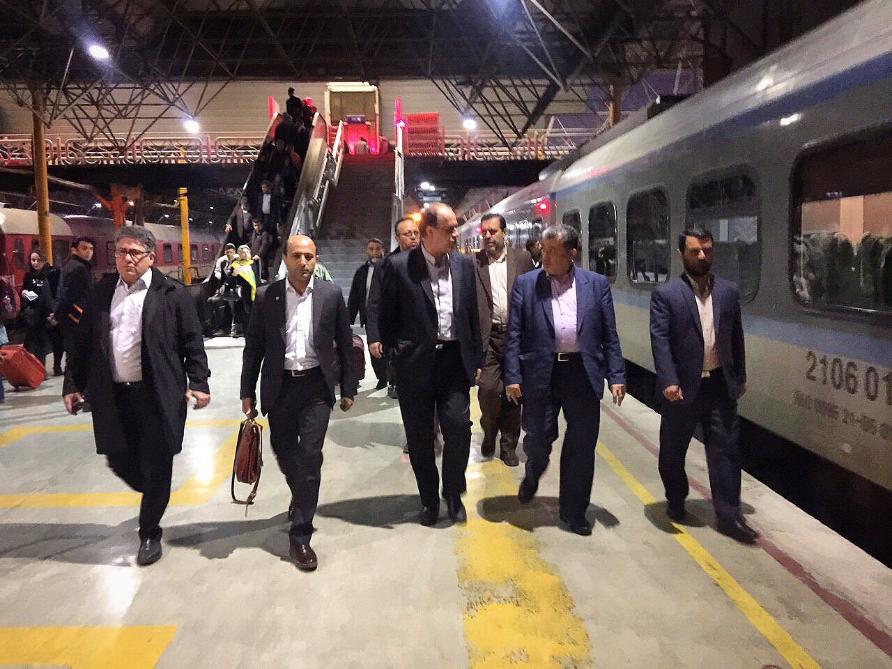 اولین قطار تهران- همدان میزبان نمایندگان مردم همدان در مجلس شورای اسلامی