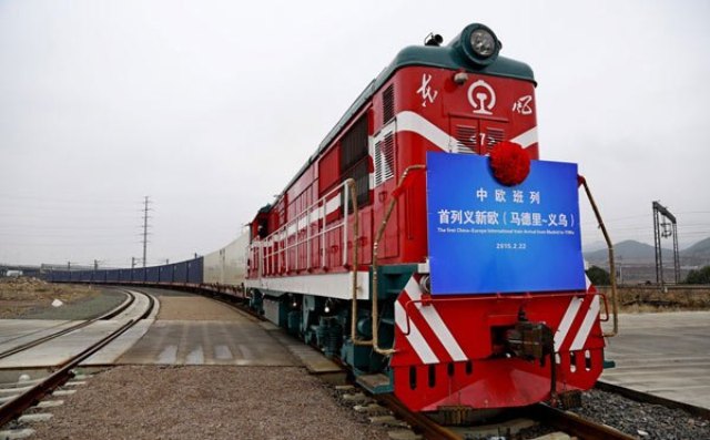 راه اندازی اولین خط ریلی اروپا و چین