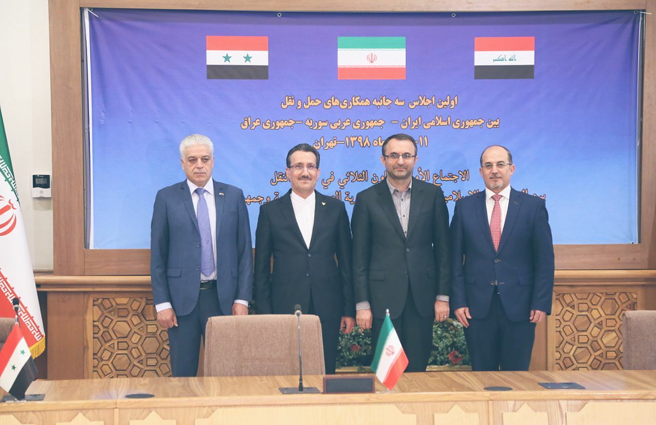 سند همکاری سه جانبه حمل و نقلی میان ایران، عراق و سوریه امضای شد/ نخستین گام‌ برای فعال‌سازی کریدور حمل و نقل مشترک میان سه کشور