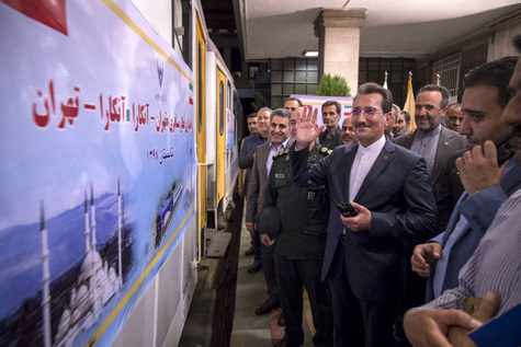 راه اندازی اولین قطار مسافری تهران ـ آنکارا