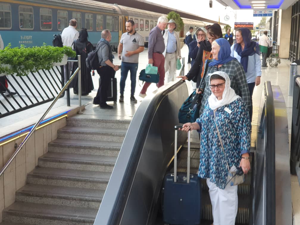 ورود بیست و نهمین قطار گردشگری بین المللی عقاب طلایی به ایران