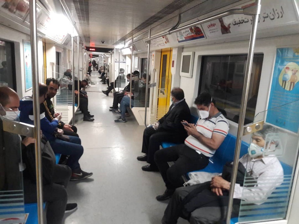 رعایت فاصله اجتماعی با مدیریت زمان سفر در مترو