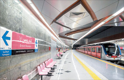 تغییر در ساعات سرویس دهی در خط ۶ متروی تهران