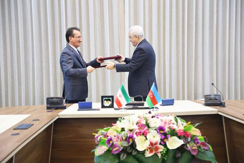 رییس راه آهن جمهوری آذربایجان با مدیرعامل راه آهن ایران دیدار کرد