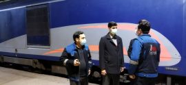 بازدید نیمه‌شب مدیرعامل راه‌آهن از کارخانجات تعمیرات لکوموتیو در راه‌آهن مشهد در ایام نوروز