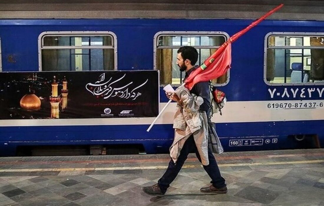 قطار ترکیبی تهران- کربلا در هفته یک بار سیر می‌کند
