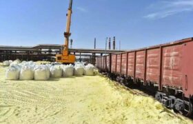ترانزیت گوگرد از مسیر ریلی ایران ۱۸۴ درصد رشد یافت