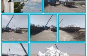 آغاز بارگیری سنگ نمک از ایستگاه راه‌آهن گرمسار به بندر کاسپین در روسیه
