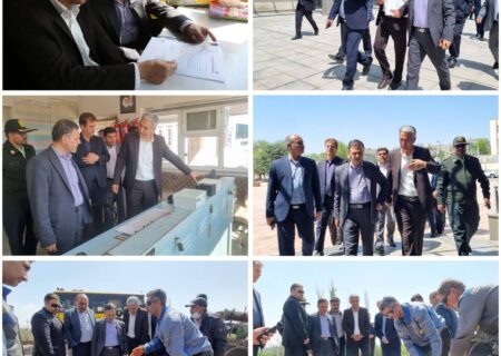 بازدید استاندار زنجان از پروژه‌های ریلی راه آهن شمالغرب