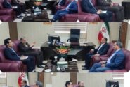 نشست مدیرکل راه آهن لرستان و فرماندار ازنا برای بررسی مشکلات ریلی