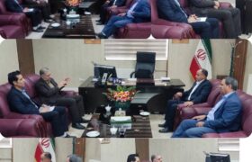 نشست مدیرکل راه آهن لرستان و فرماندار ازنا برای بررسی مشکلات ریلی