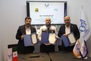 امضای تفاهم‌نامه همکاری میان «شرکت بهره‌برداری مترو تهران و حومه» و «شرکت گسترش صنایع ریلی ایران» و «موسسه صندوق پس انداز کارکنان راه آهن»