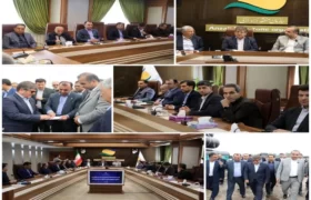 نشست مشترکی در منطقه آزاد انزلی با حضور مدیرعامل راه‌ آهن برگزار شد