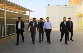بازدید مدیرعامل راه‌ آهن پاکستان از راه‌ آهن قم