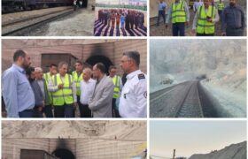 مانور پدافند غیرعامل در تونل ۲۵ راه‌آهن هرمزگان