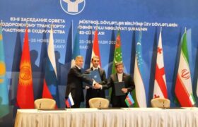 تفاهم نامه ریلی سه جانبه ایران، روسیه و آذربایجان برای توسعه کریدور شمال- جنوب