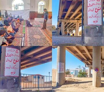 آغاز فاز نخست طرح دیوارنویسی هشدارهای ایمنی در گذرگاه‌های غیرمجاز توسط راه‌آهن قم