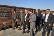 معاون راهآهن از پایانه مرزی لطفآباد بازدید کرد
