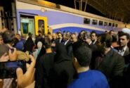 قطار “حرم تا حرم” در مسیر طبس–مشهد پس از پنج سال وقفه آغاز به حرکت کرد