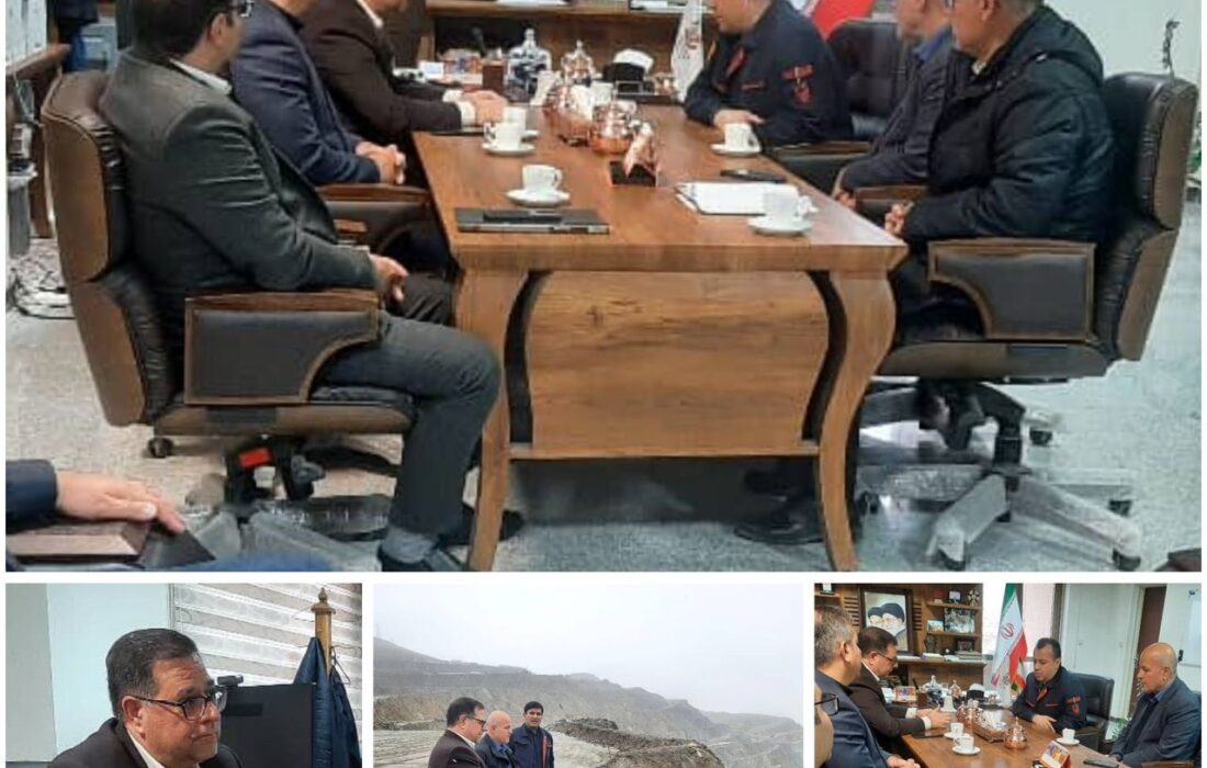 دیدار مدیرکل راهآهن منطقه آذربایجان با مدیرعامل مجتمع مس سونگون