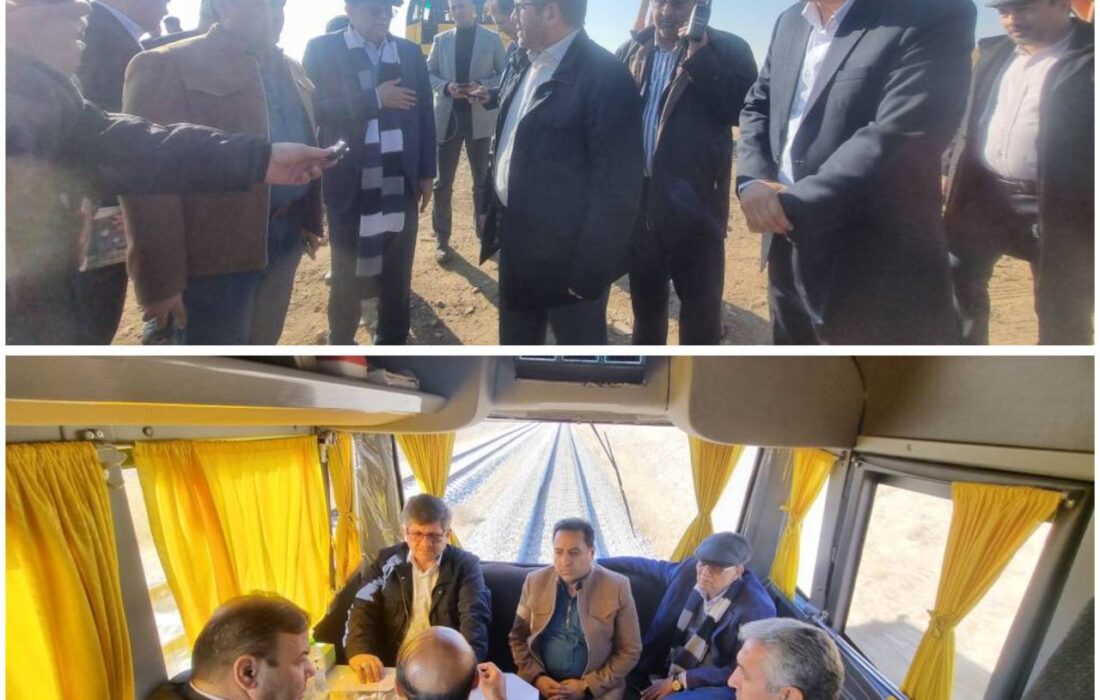 مدیرعامل راه‌آهن از پروژه‌های ریلی شمال غرب بازدید کرد
