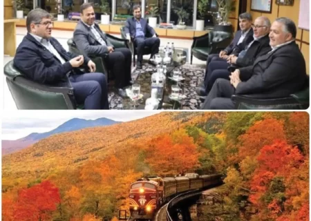 نشست مدیرعامل شرکت راه آهن با مدیرعامل هلدینگ گردشگری تامین اجتماعی (هگتا)