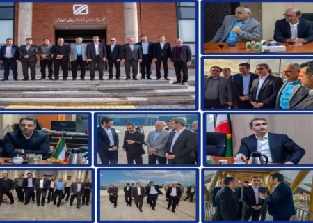 مدیرعامل راه‌ آهن جمهوری آذربایجان از مرکز لجستیک و بندر خشک آپرین بازدید کرد