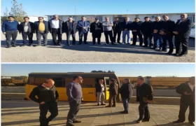 حضور مدیران ستادی راه‌ آهن در محور ریلی اقلید–رخش