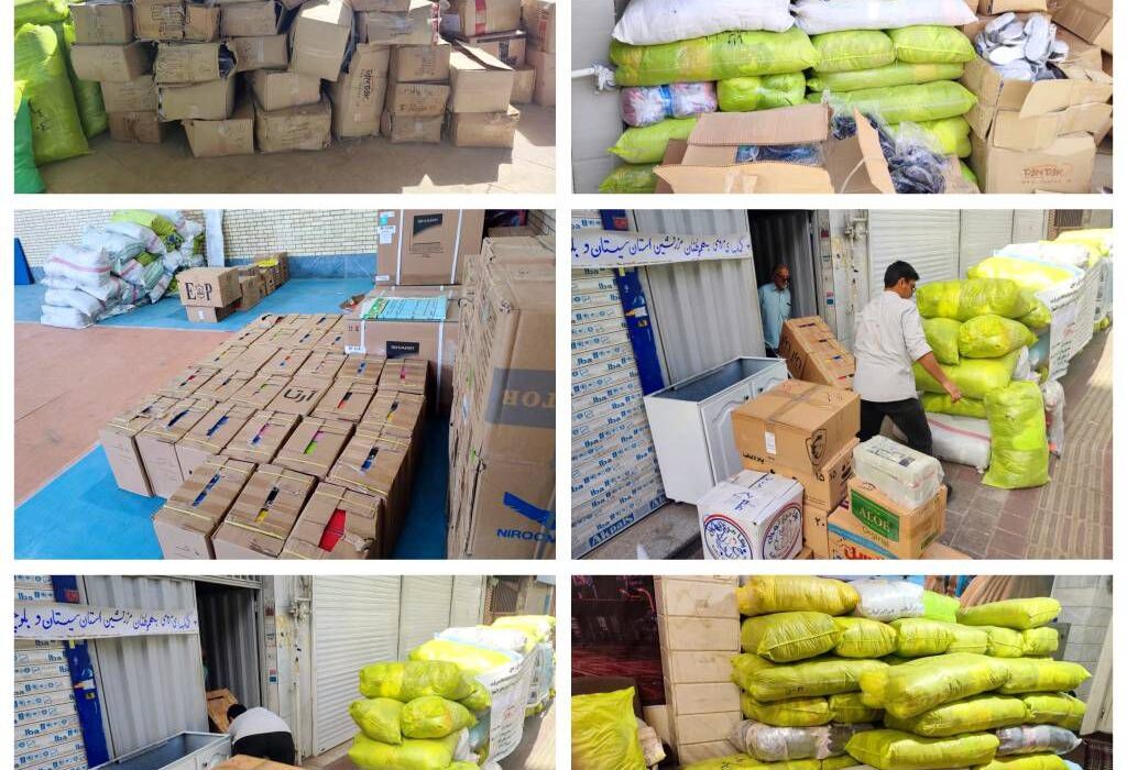 ارسال رایگان کمک‌های مردمی به مناطق محروم با قطار