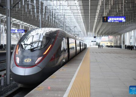 طول خطوط راه‌آهن پرسرعت در چین از ۵۰ هزار کیلومتر فراتر رفت