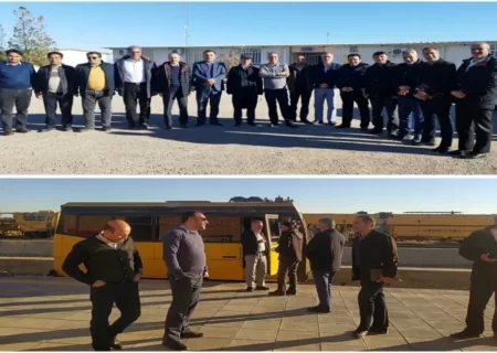 حضور مدیران ستادی راه‌ آهن در محور ریلی اقلید–رخش