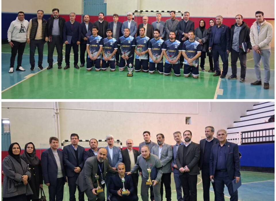راه آهن در یک رقابت نزدیک نایب قهرمان مسابقات فوتسال وزارت راه و شهرسازی شد