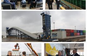 بررسی میدانی زیرساخت های ریلی بندر خرمشهر برای تسهیل صادرات و واردات و افزایش سهم ریلی